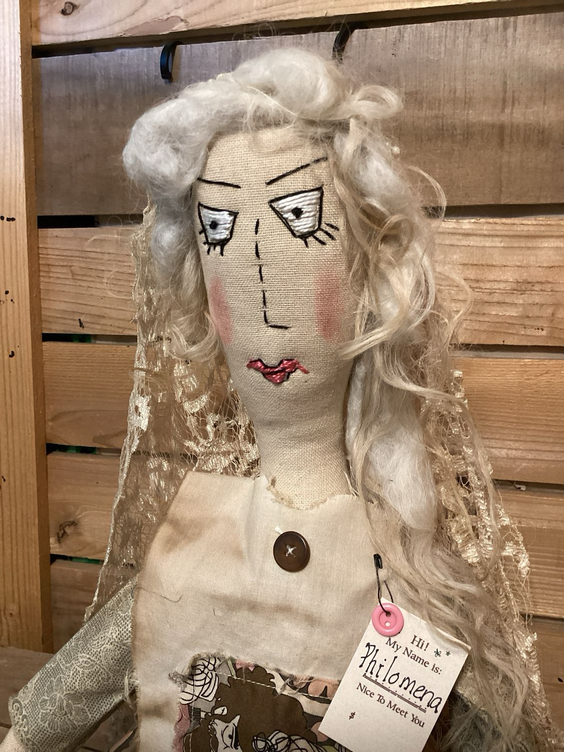 Just Listed ! Humorous ~ Marriage Is Bliss Inspired Doll ~ OOAK ~ Philomena