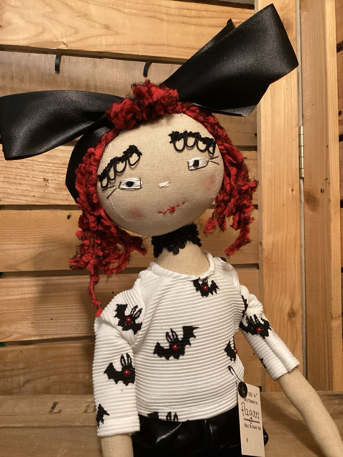 Bat Inspired Doll ~ OOAK ~ Pagan