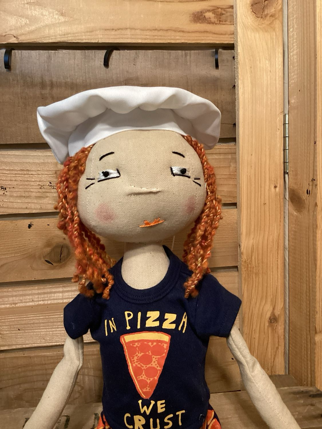 Just Listed ! Pizza Inspired Doll ~ OOAK ~ Megan