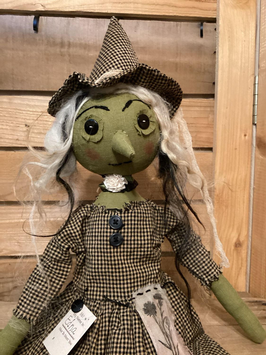 Just Listed ! Primitive Witch Doll ~ OOAK ~ Edna