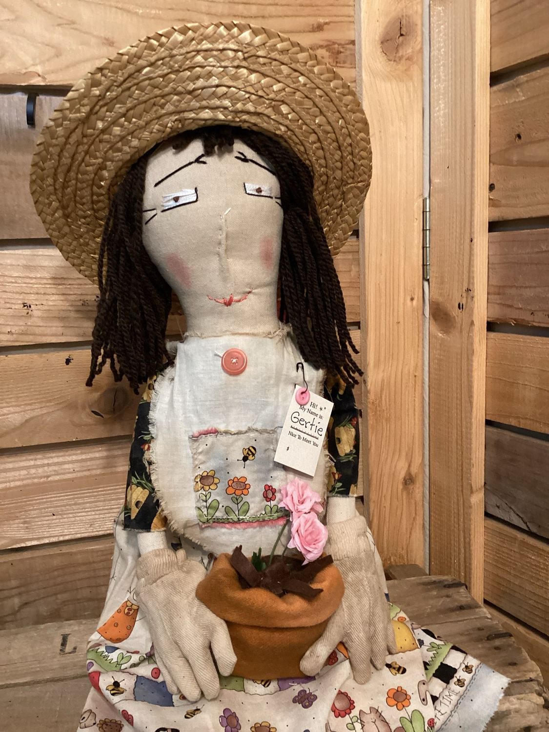 Gardening Inspired Doll ~ OOAK ~ Gertie