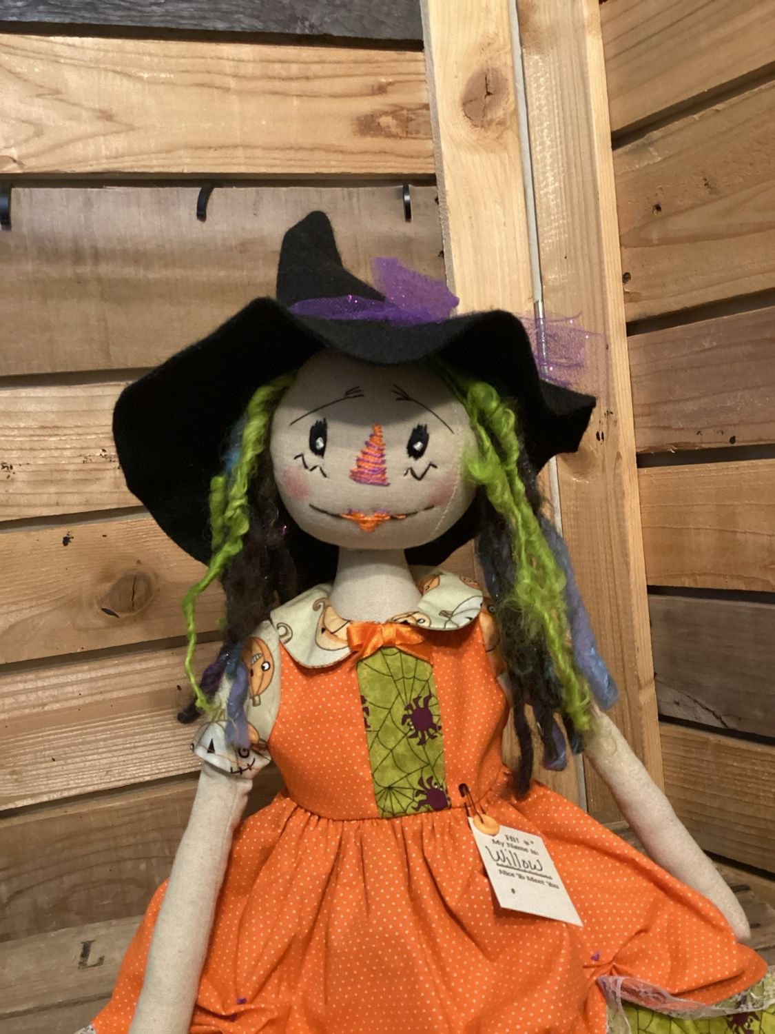 Just Listed ! Raggedy Witch ~ OOAK ~ Willow