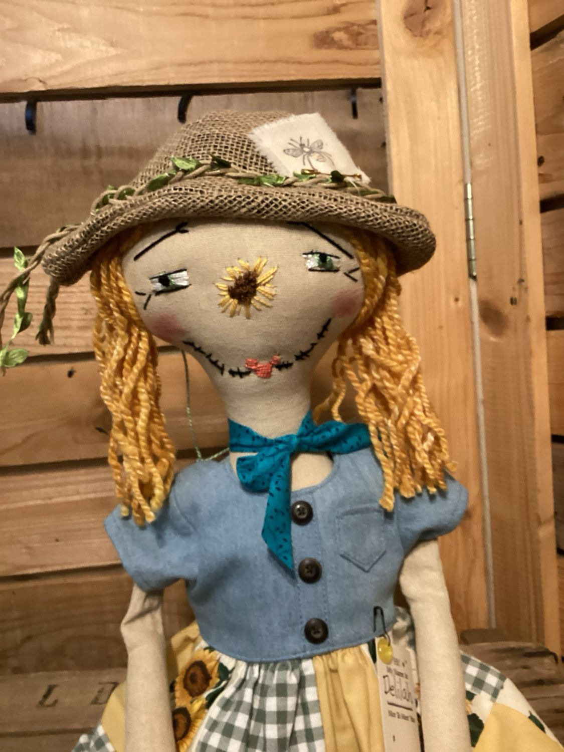 Just Listed ! Scarecrow Doll ~ OOAK ~ OOAK ~ Delilah