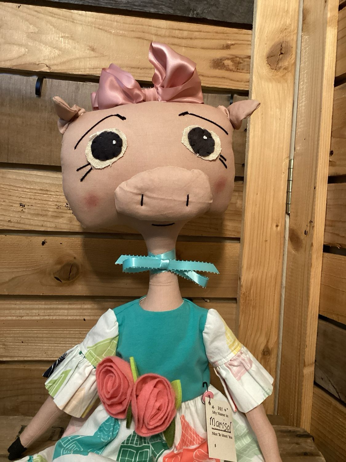 Just Listed ! Pig Doll ~ OOAK ~ Marisol