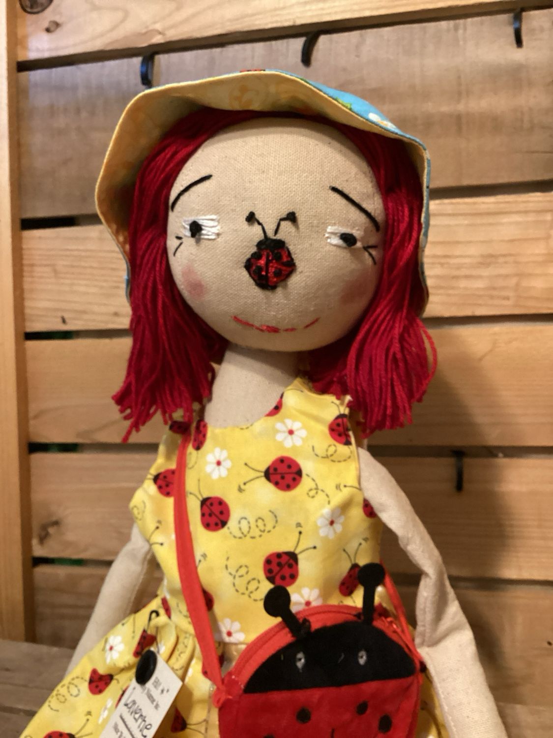 Lady Bug Inspired Doll ~ OOAK ~ Laverne