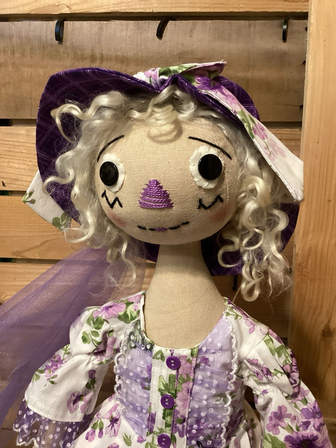 Raggedy Doll ~ OOAK ~ Violet