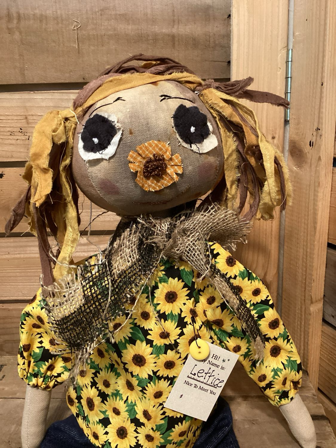 Sunflower Inspire Doll ~ OOAK ~ Lettice Sunflower Inspire Doll ~ OOAK ~ Lettice