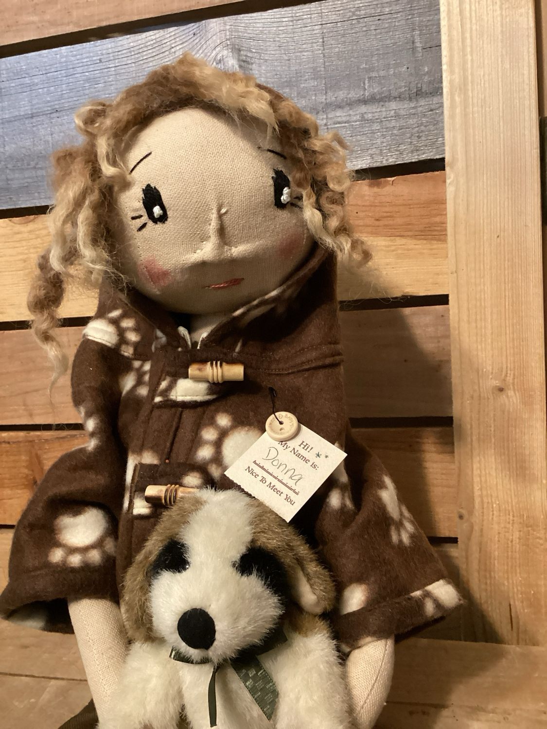 Dog Inspired Doll ~ OOAK ~ Donna Dog Inspired Doll ~ OOAK ~ Donna
