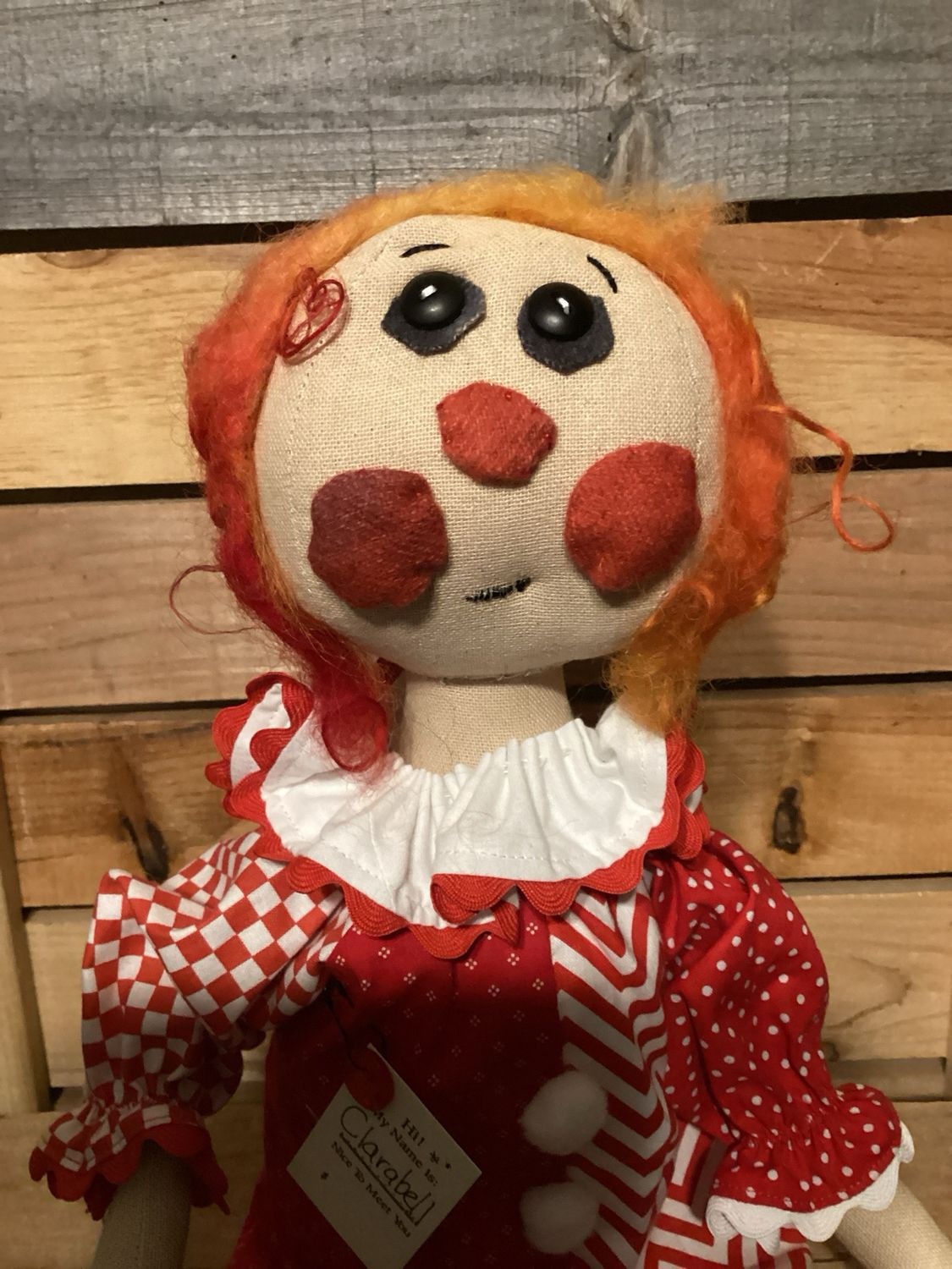 Clown Doll ~ OOAK ~ Clarabell Clown Doll ~ OOAK ~ Clarabell