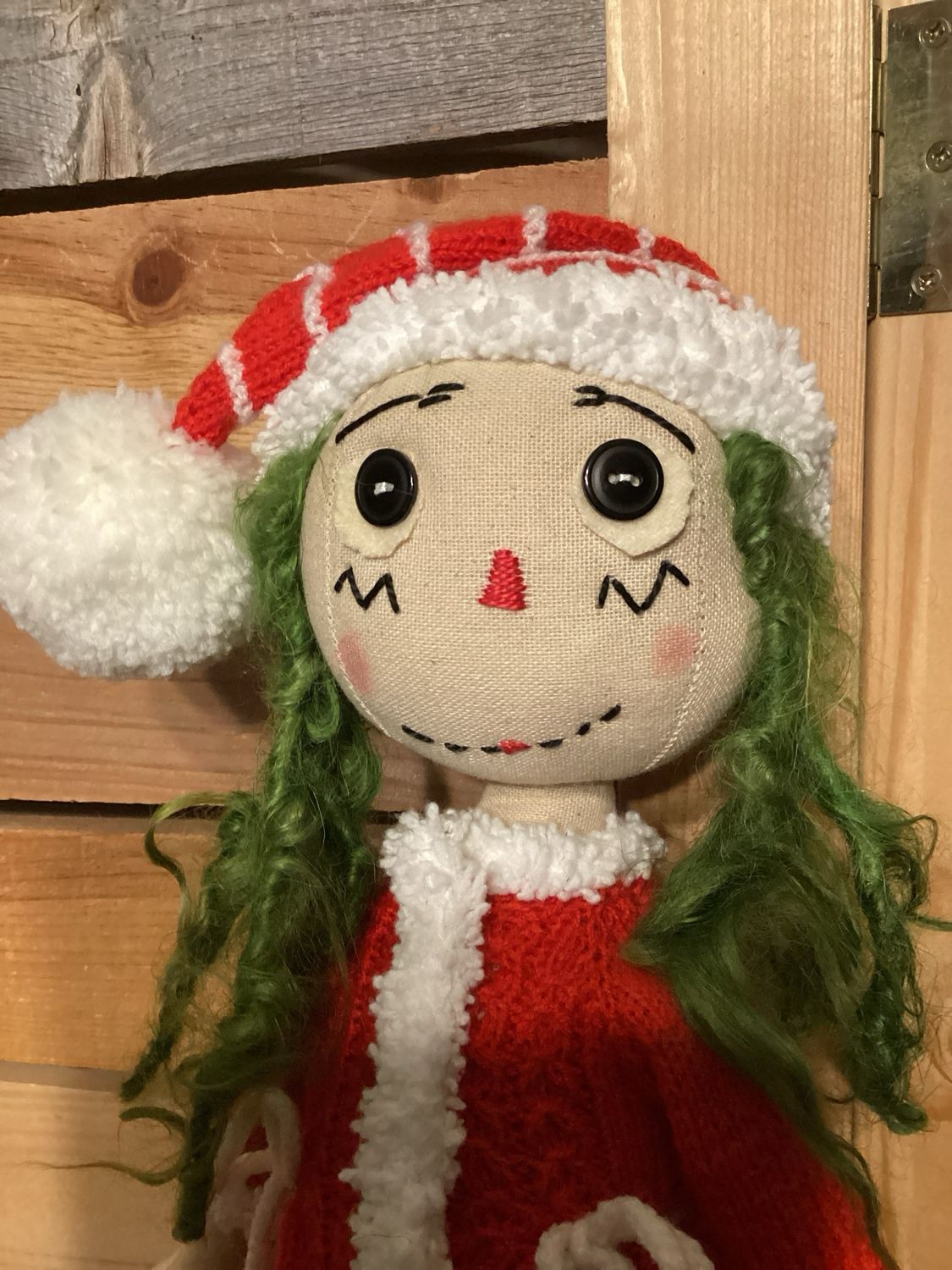 Christmas Inspired Dolly ~ OOAK ~ Fauna Christmas Inspired Dolly ~ OOAK ~ Fauna