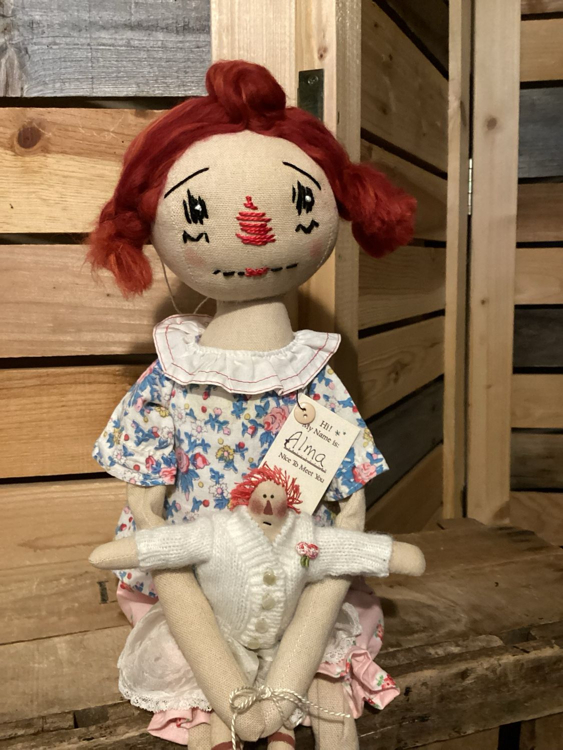 Raggedy Doll ~ OOAK ~ Alma