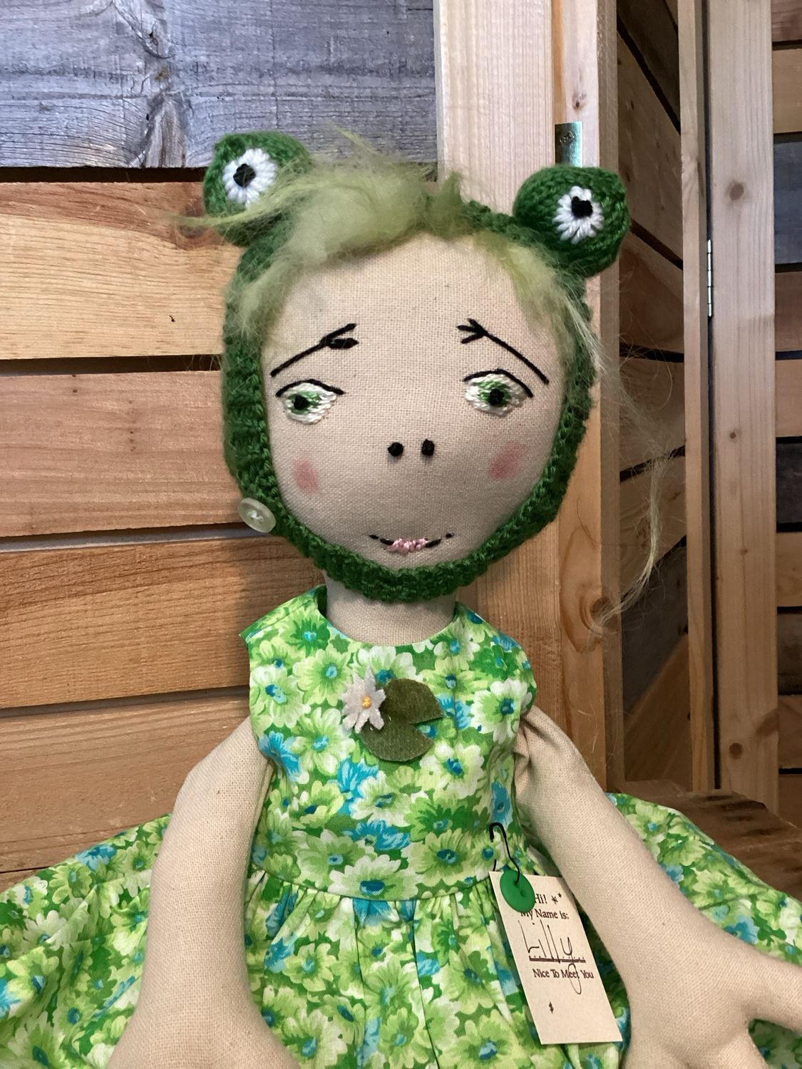 Frog Doll ~ OOAK ~ Lilly