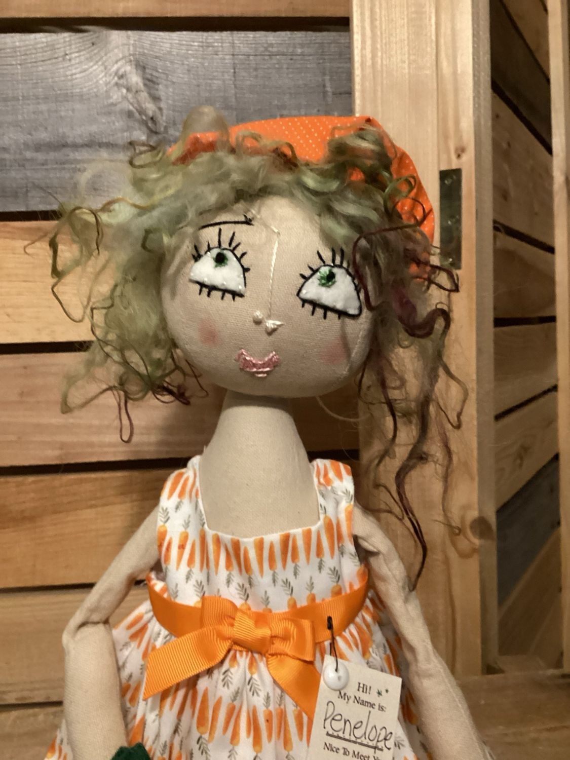 Carrot Inspired Doll ~ OOAK ~ Penelope