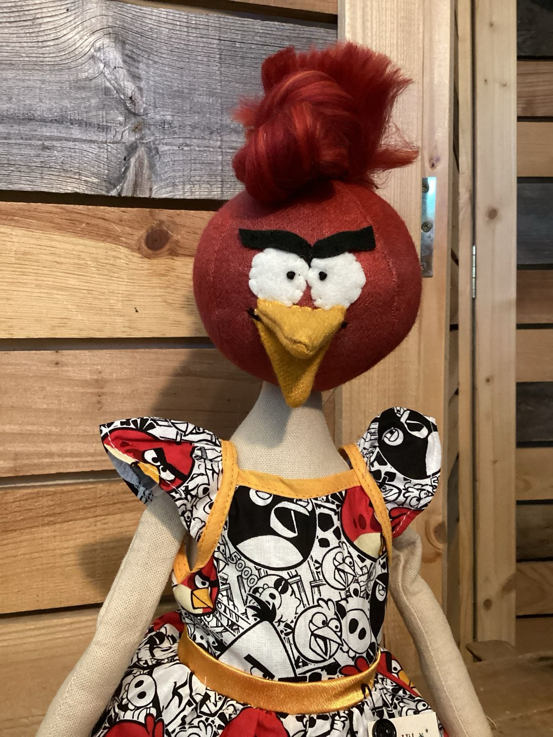 Humorous Angry Bird Doll ~ OOAK ~ Matilda