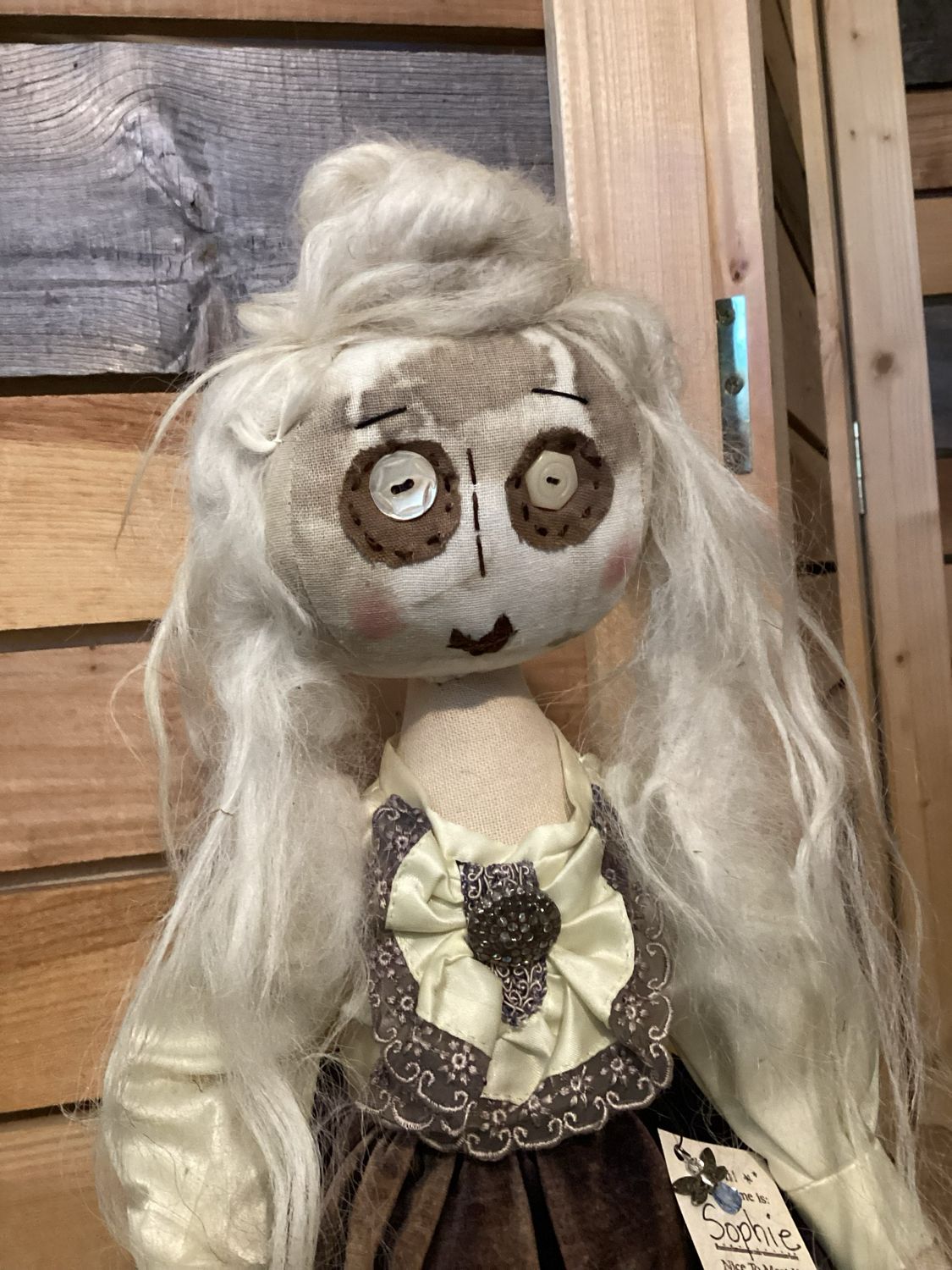 Creepy Vintage Inspired Doll ~ OOAK ~ Sophie
