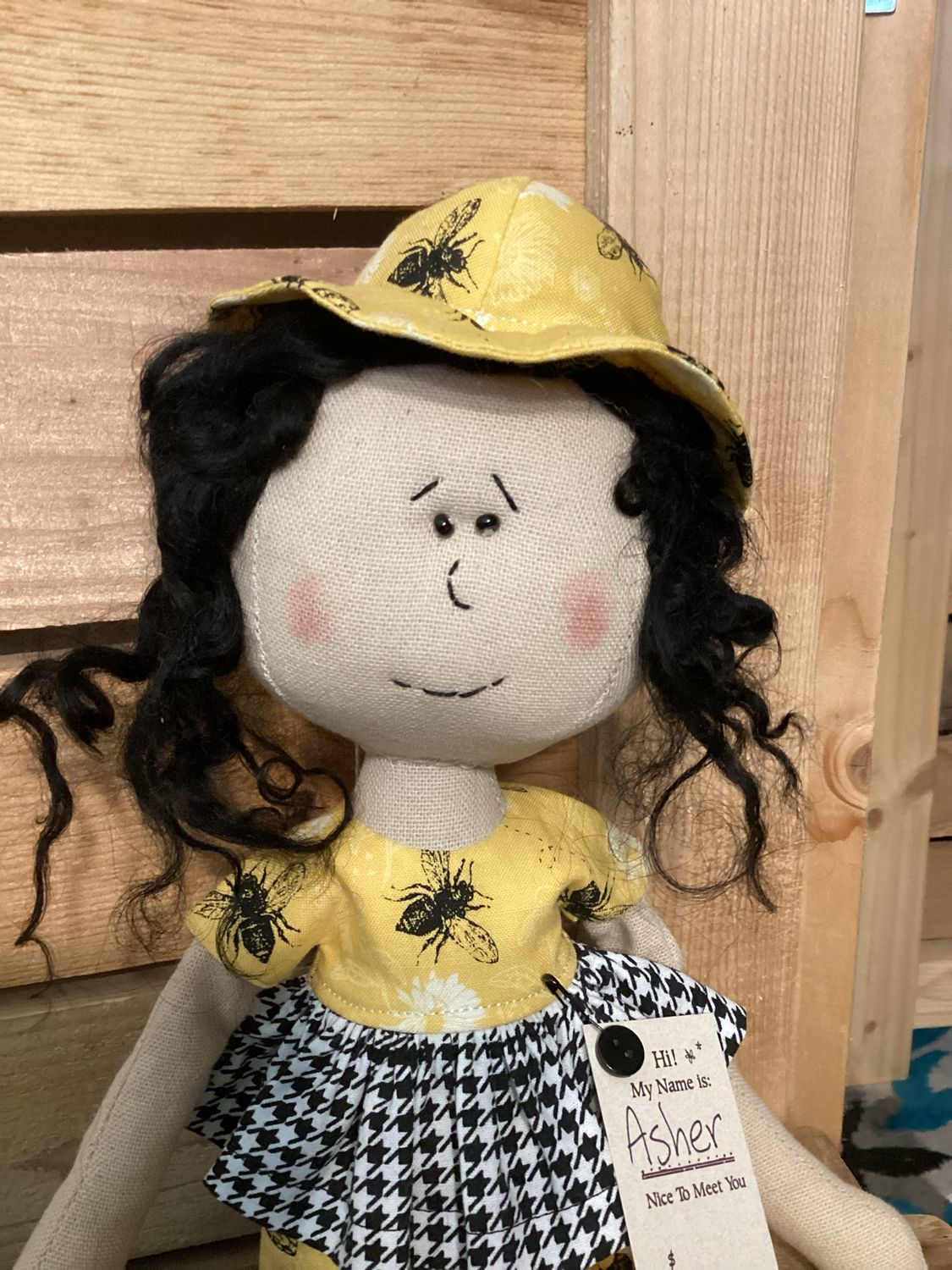 Bee Keeper Dolly ~ OOAK ~ Asher Bee Keeper Dolly ~ OOAK ~ Asher