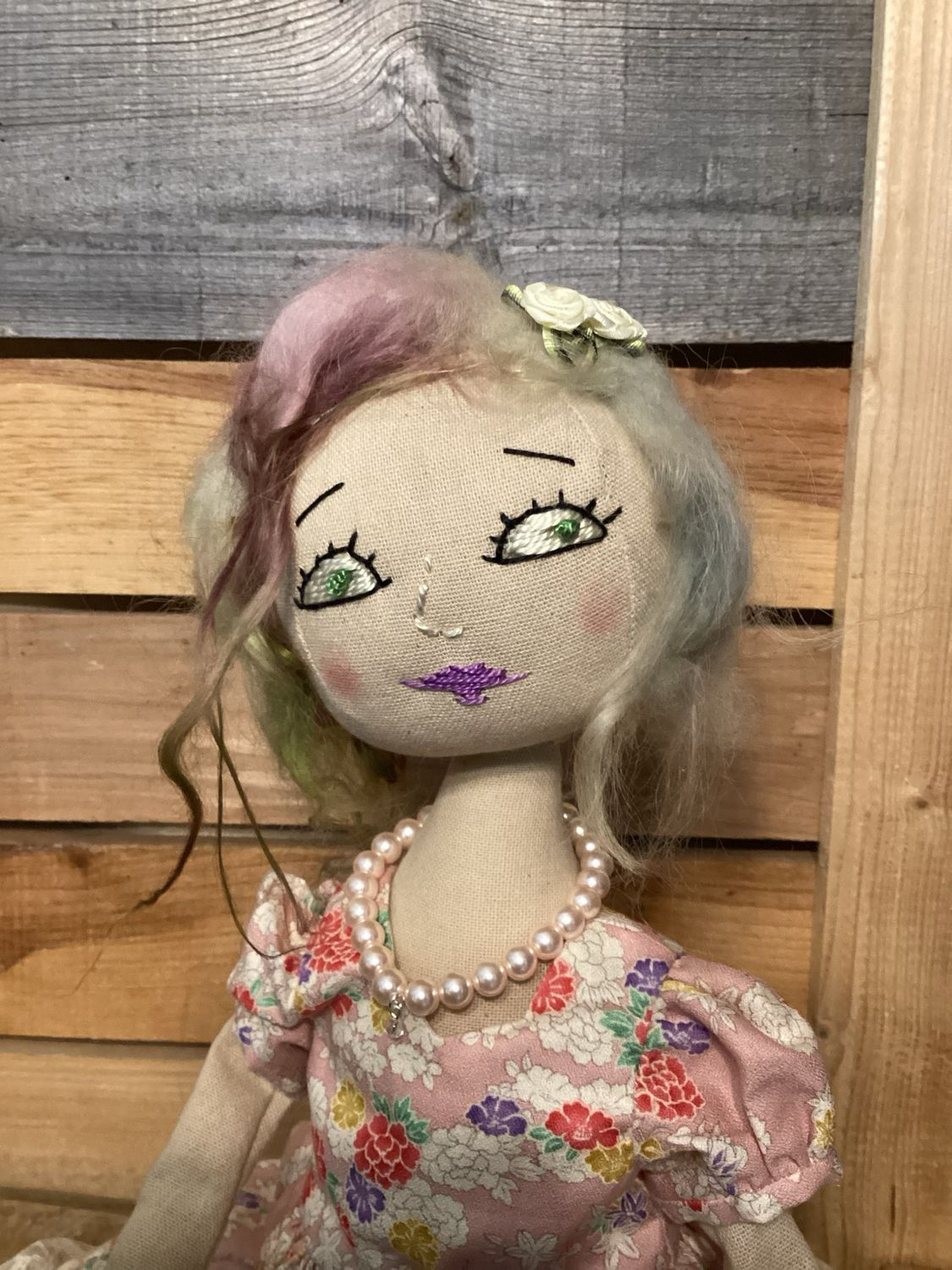 Flower Inspired Doll ~ OOAK ~ Zinnia Flower Inspired Doll ~ OOAK ~ Zinnia