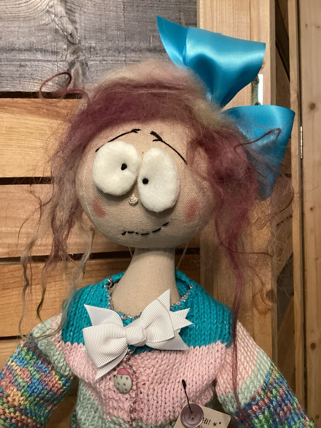 Spring Doll ~ OOAK ~ Raven Spring Doll ~ OOAK ~ Raven