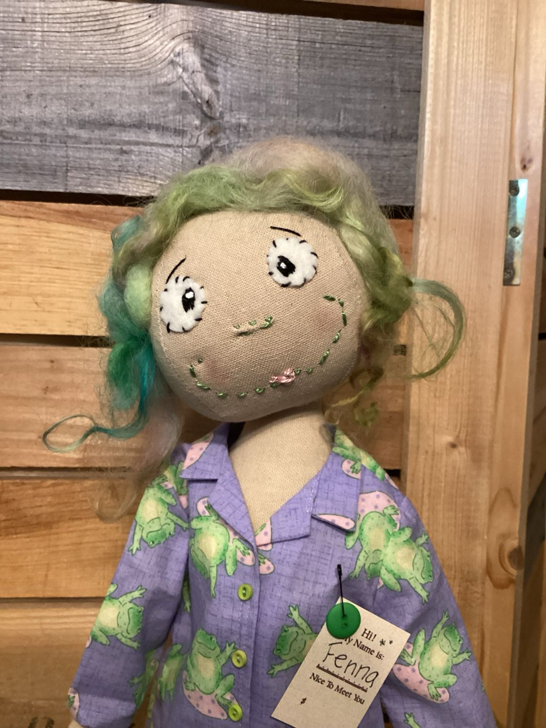 Frog Doll ~ OOAK ~ Fenna