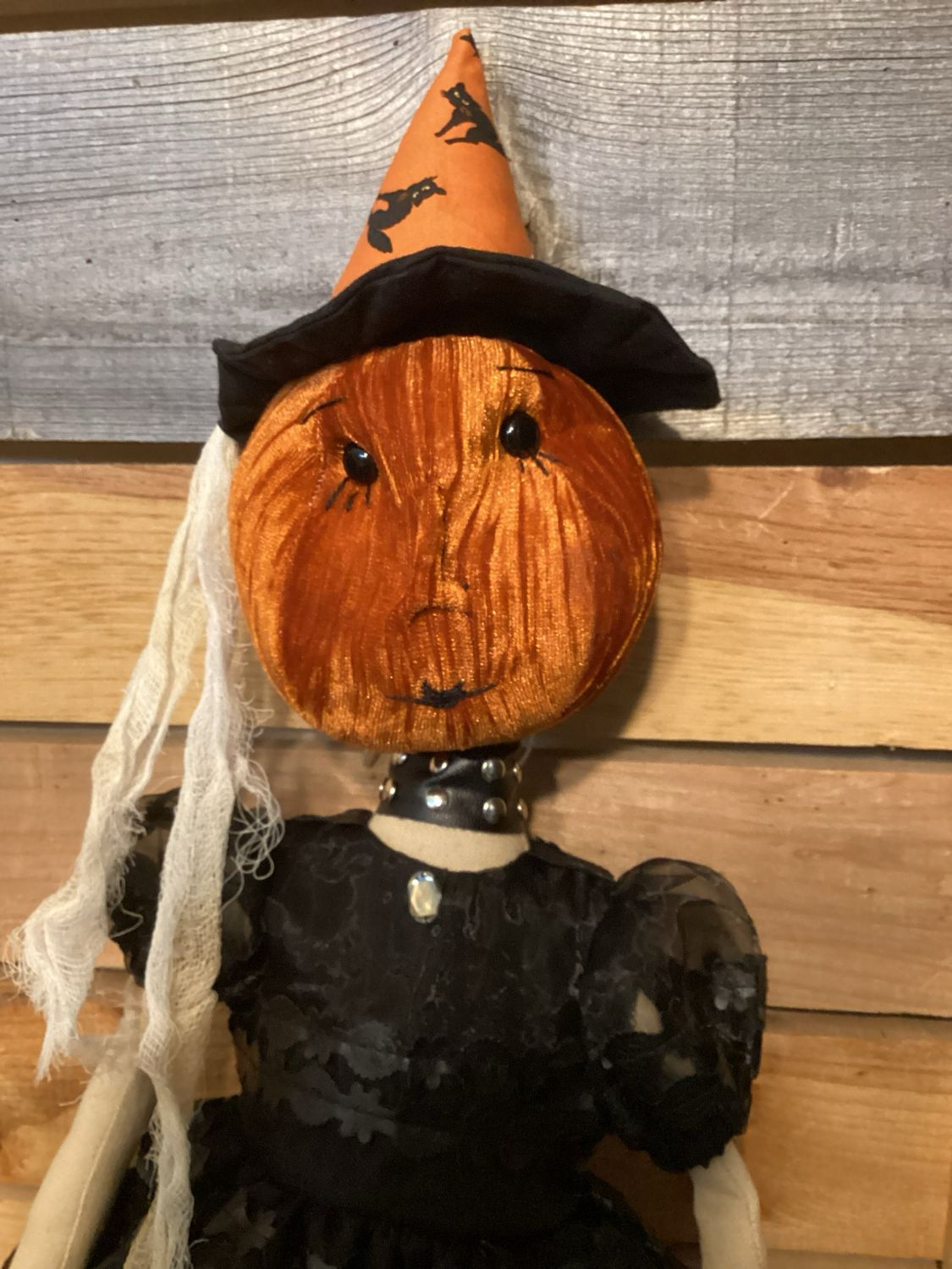 Pumpkin Witch Doll~ OOAK ~ Susannah