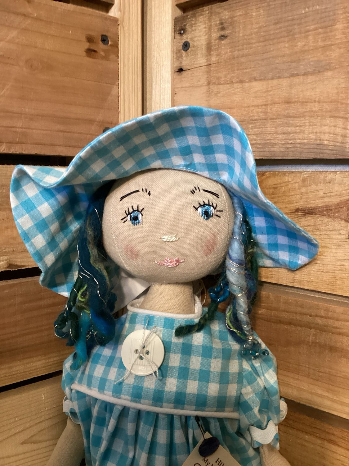 Gingham Inspired Doll ~ OOAK ~ Sadie