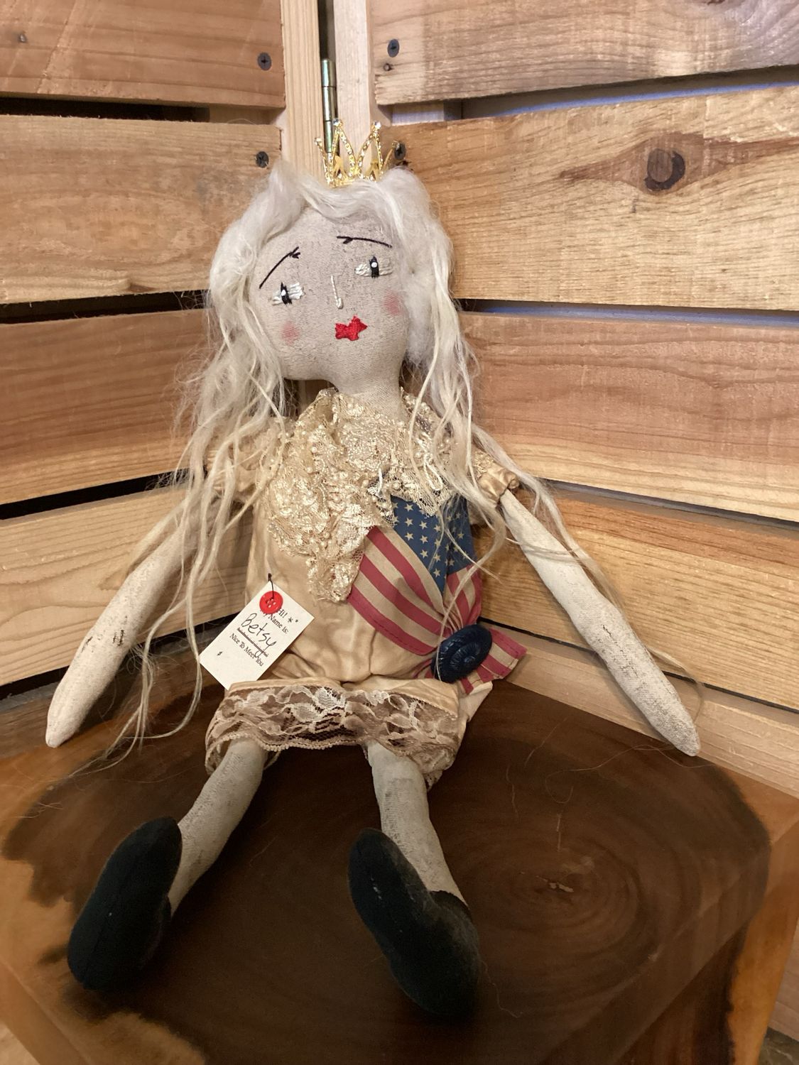 Primitive Americana  Doll ~ OOAK ~ Betsy