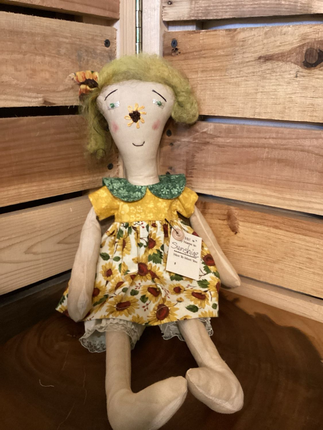 Sunflower Doll ~ OOAK ~ Sunshine