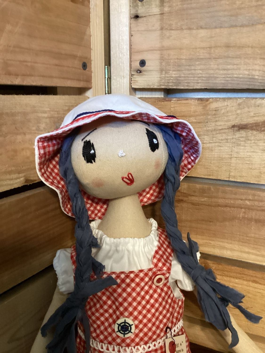Gingham Inspired Doll ~ OOAK ~ Chloe