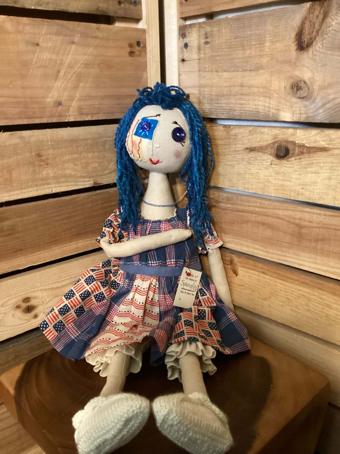 Patriotic Doll ~ OOAK ~ Spangled