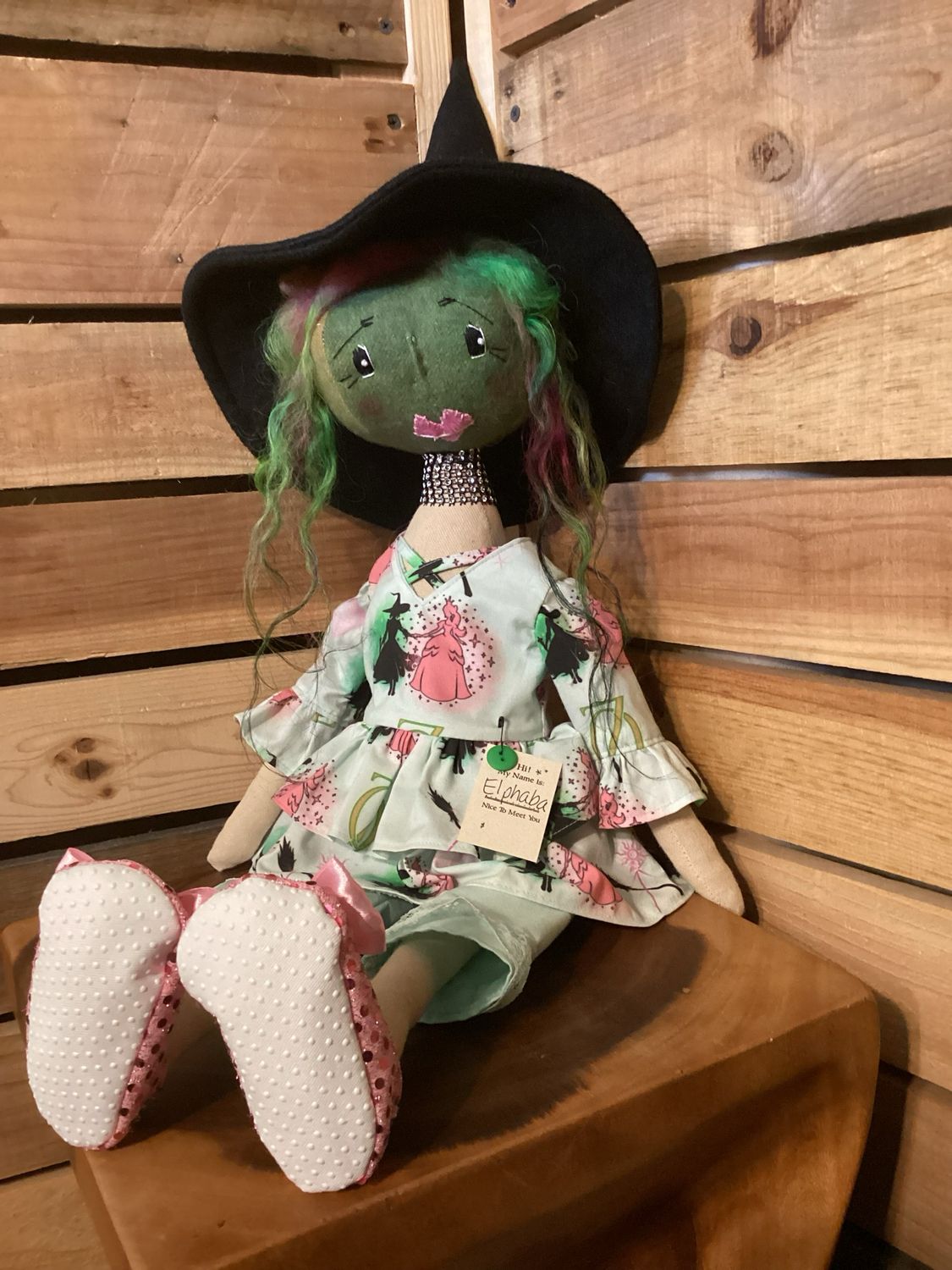 Disney Inspired Witch Doll ~ OOAK ~ Elphaba