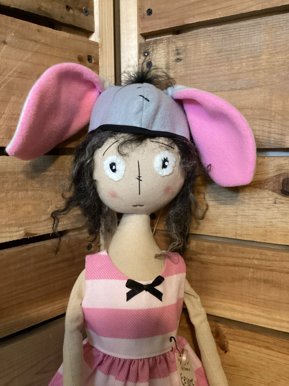 Winnie The Pooh Inspired Doll ~ OOAK ~ Eeyore
