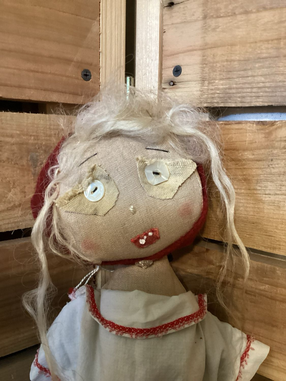 Vintage Inspired Dolly ~ Face Only A Mother Could Love ~ OOAK ~ Birdie