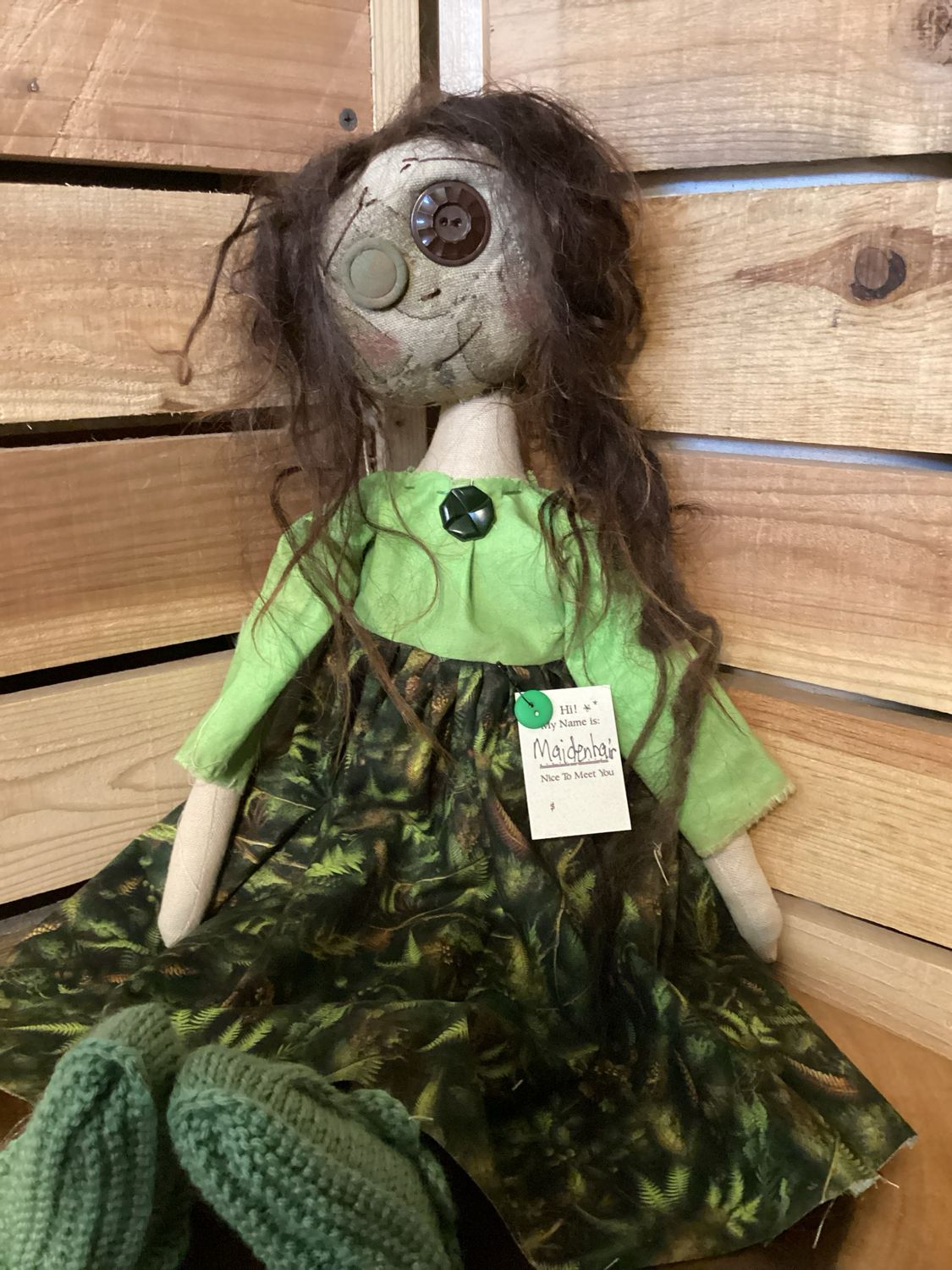 Nature Doll ~ OOAK ~ Maidenhair