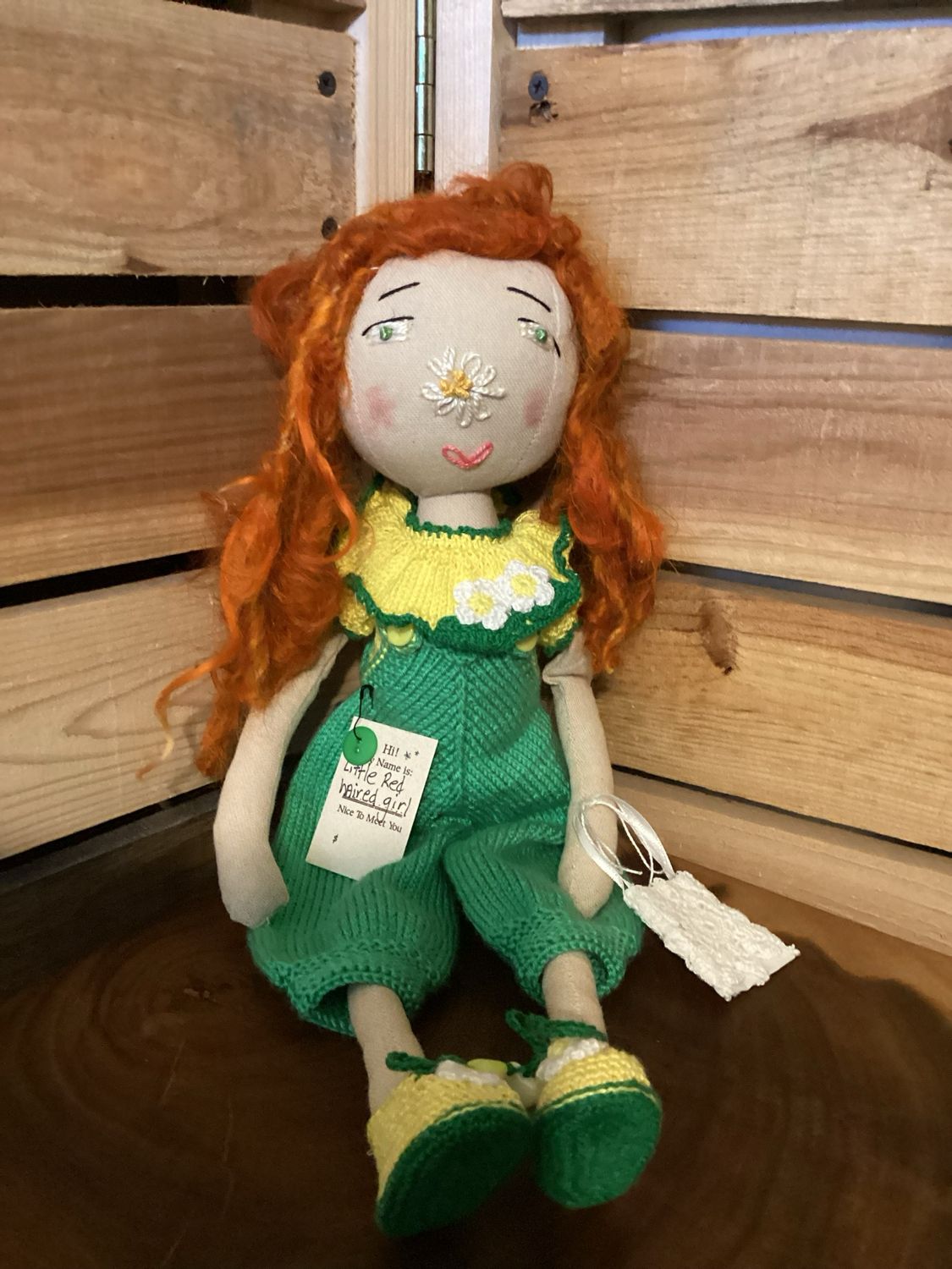 Little Red Haired Girl Doll ~ OOAK