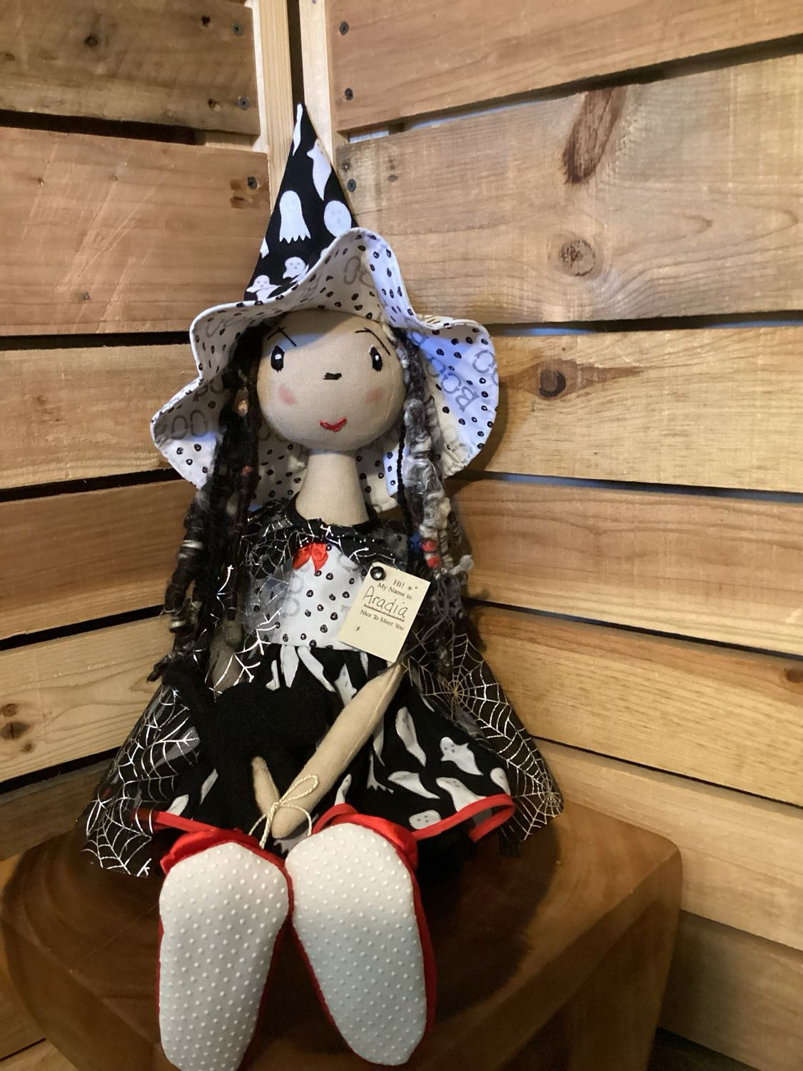 Ghost Inspired Witch Doll ~ OOAK ~ Arcadia