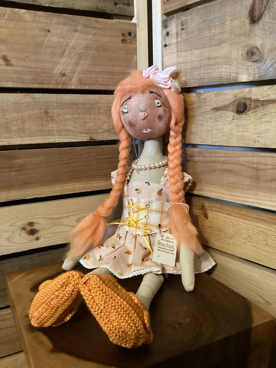 Peach Inspired Doll ~ OOAK ~ Peaches