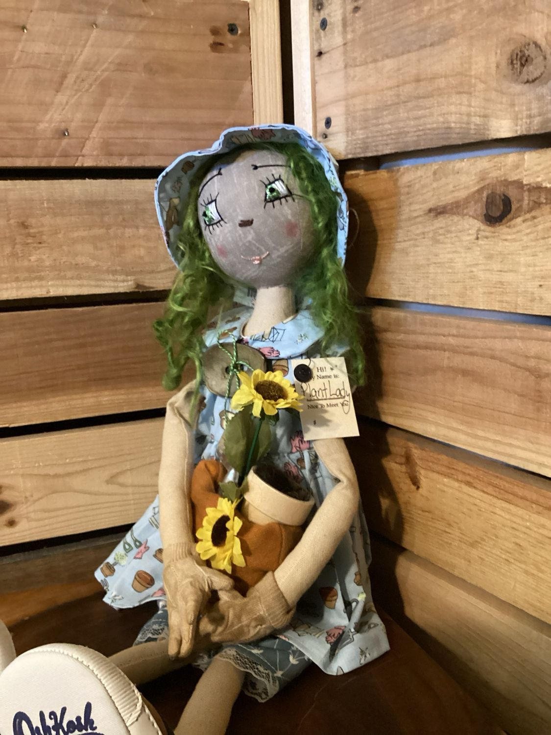 Plant Inspired Doll ~ OOAK~ Plant Lady