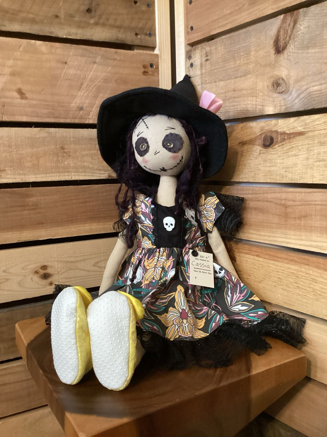 Skeleton Witch Doll ~ OOAK ~ Cassia