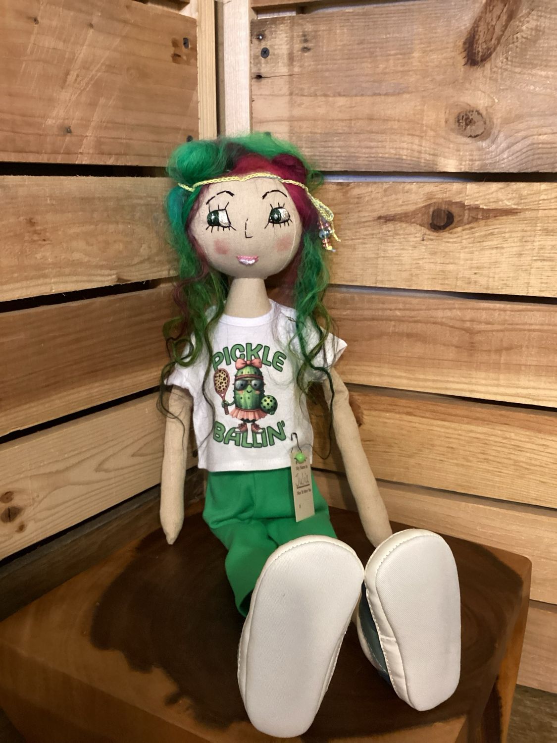 Pickleball Inspired Doll ~ OOAK ~ Julia