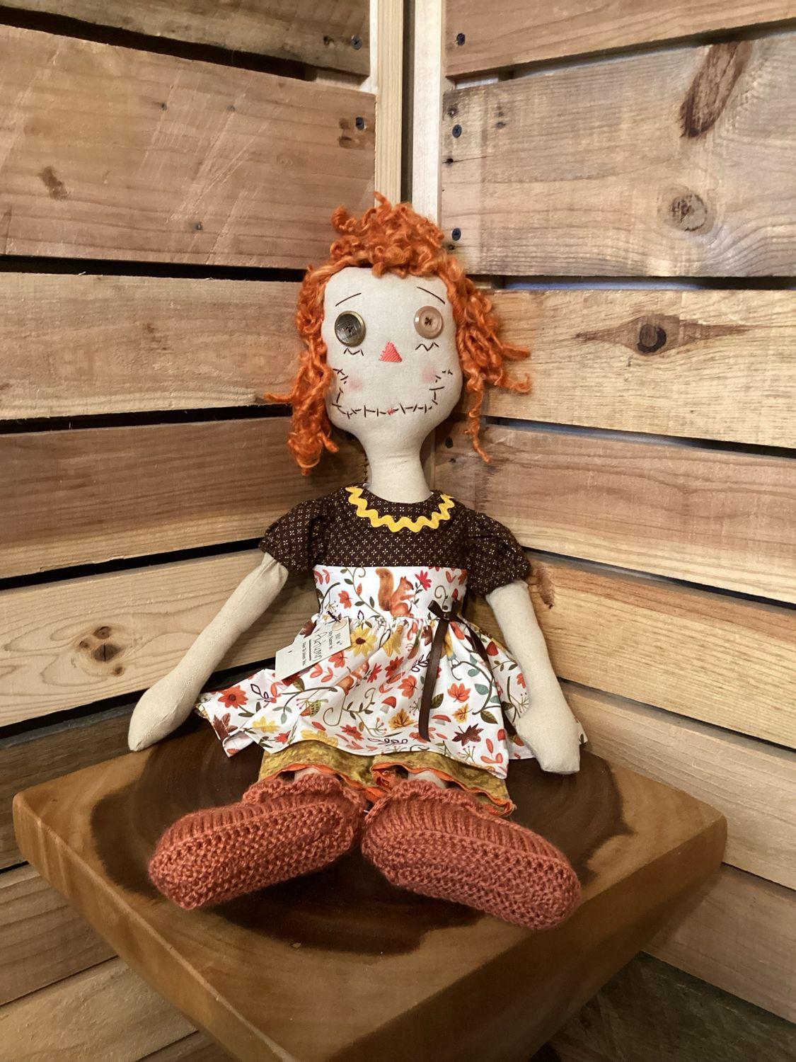 Fall Raggedy Doll ~ OOAK ~ Autumn