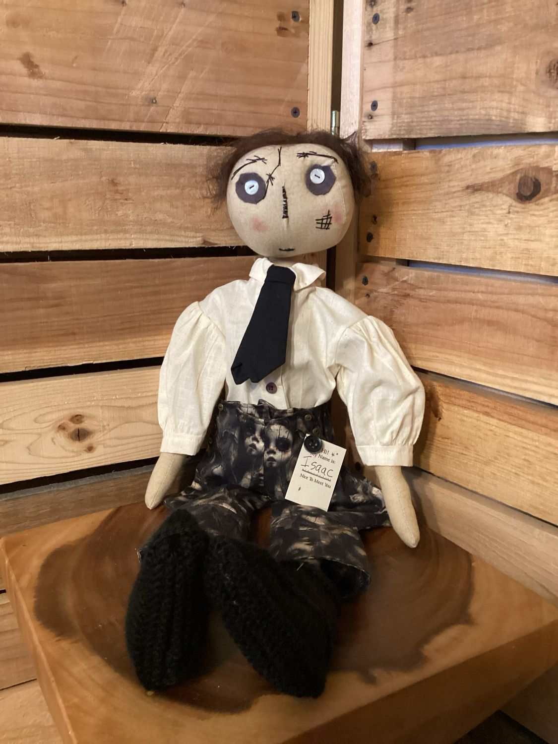 Creepy Boy Doll ~ OOAK ~ Isaac