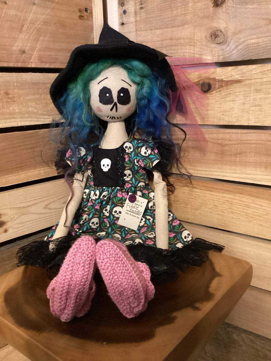 Shelton Witch Doll ~ OOAK ~ Fiddle Faddle
