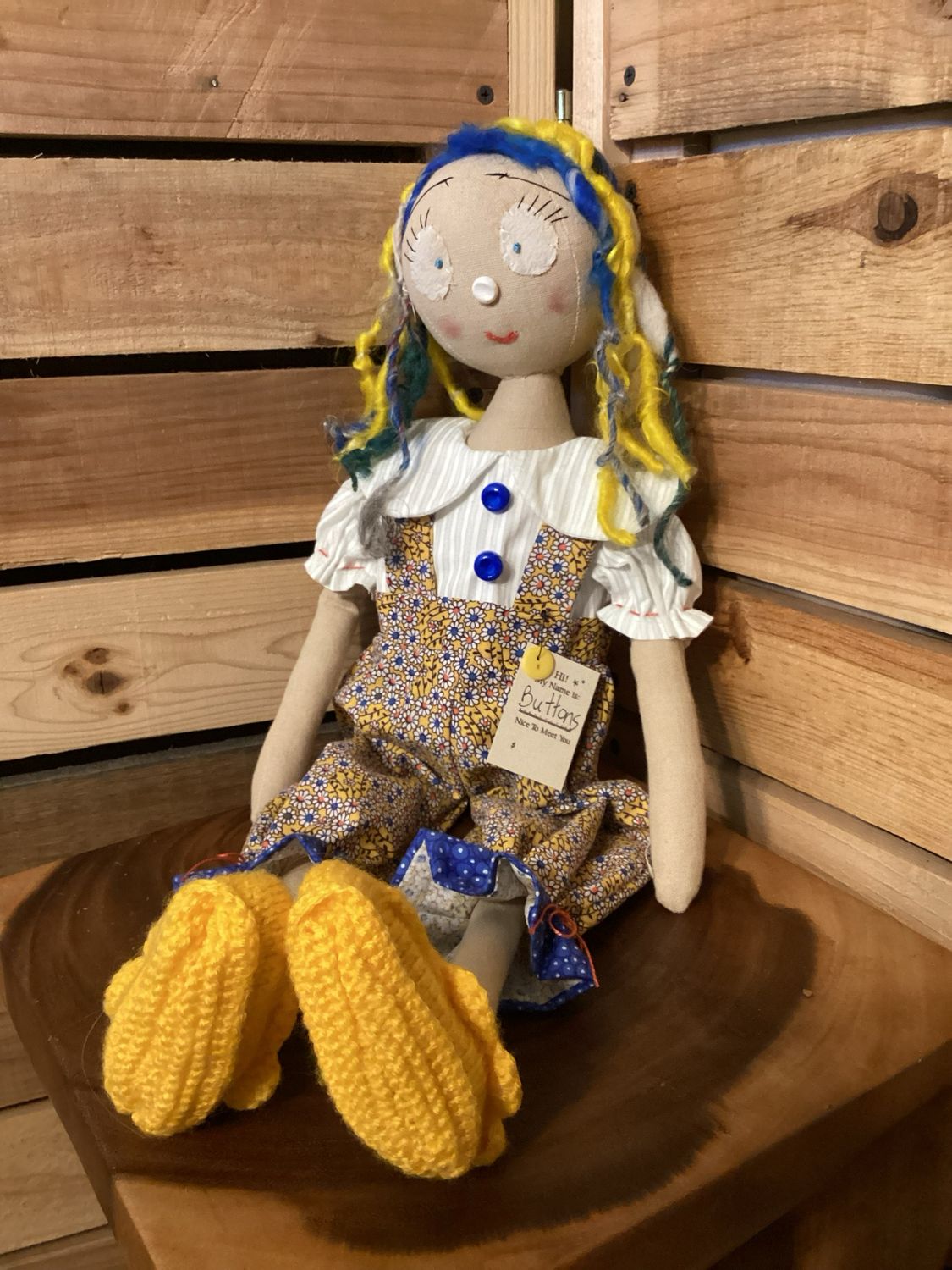 Adorable Dolly ~ OOAK ~ Buttons