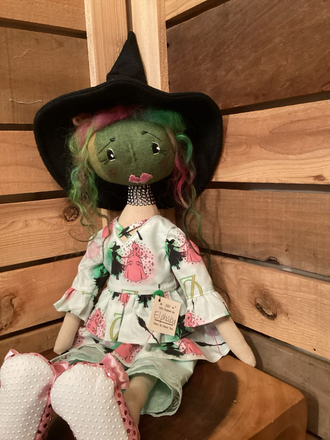 Wicked Inspired Doll ~ OOAK ~ Elphaba Wicked Inspired Doll ~ OOAK ~ Elphaba