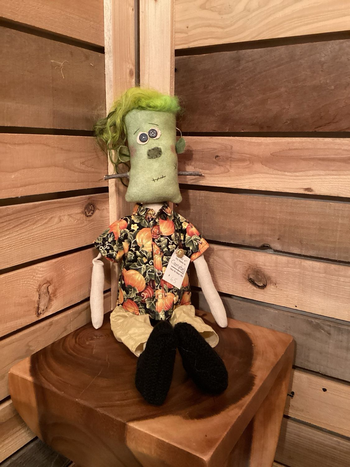 Fall Frankenstein Doll ~ OOAK ~ Campbell