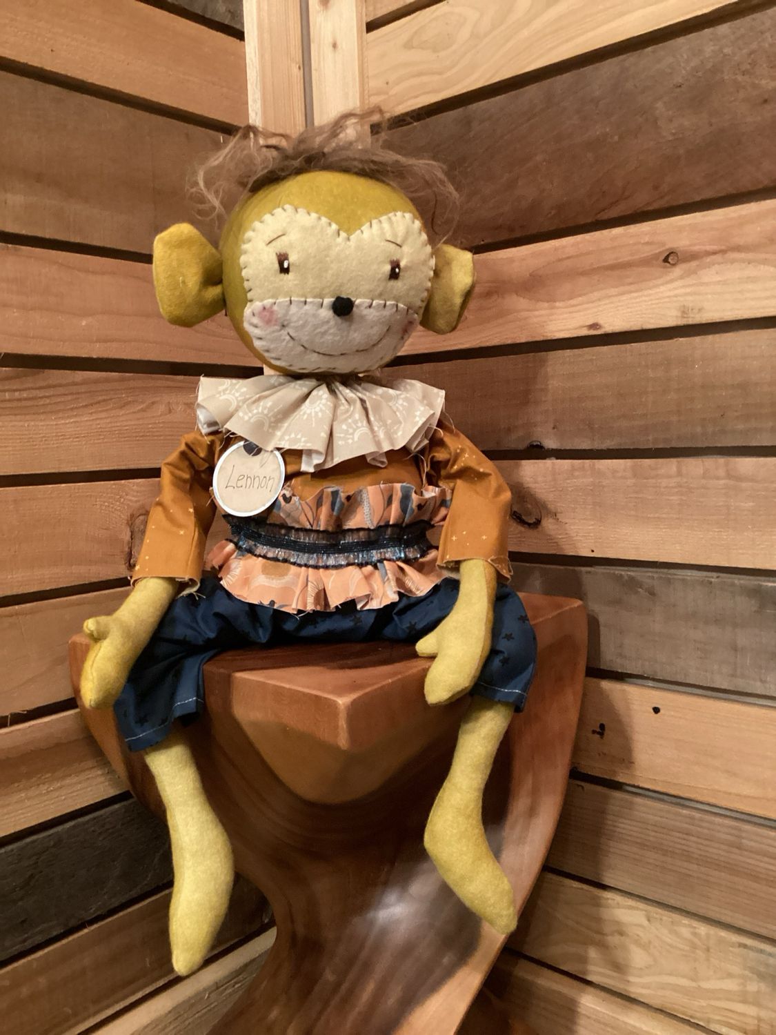 Monkey Doll ~ OOAK ~ Lennon Monkey Doll ~ OOAK ~ Lennon