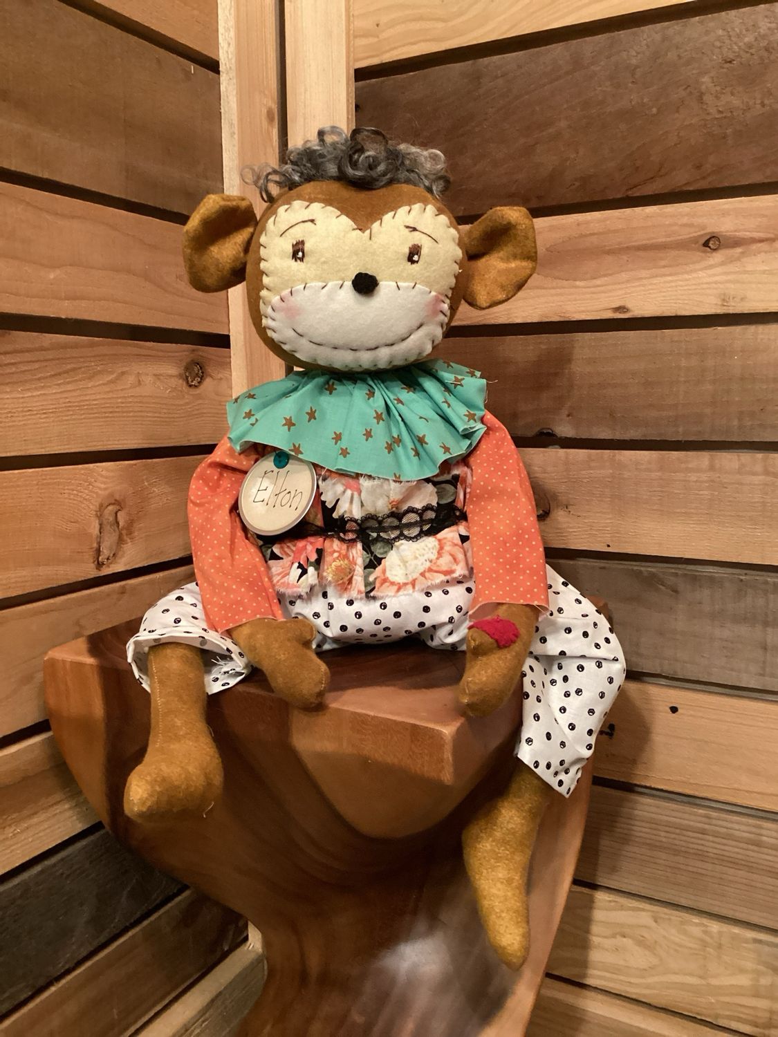 Monkey Doll ~ OOAK ~ Elton