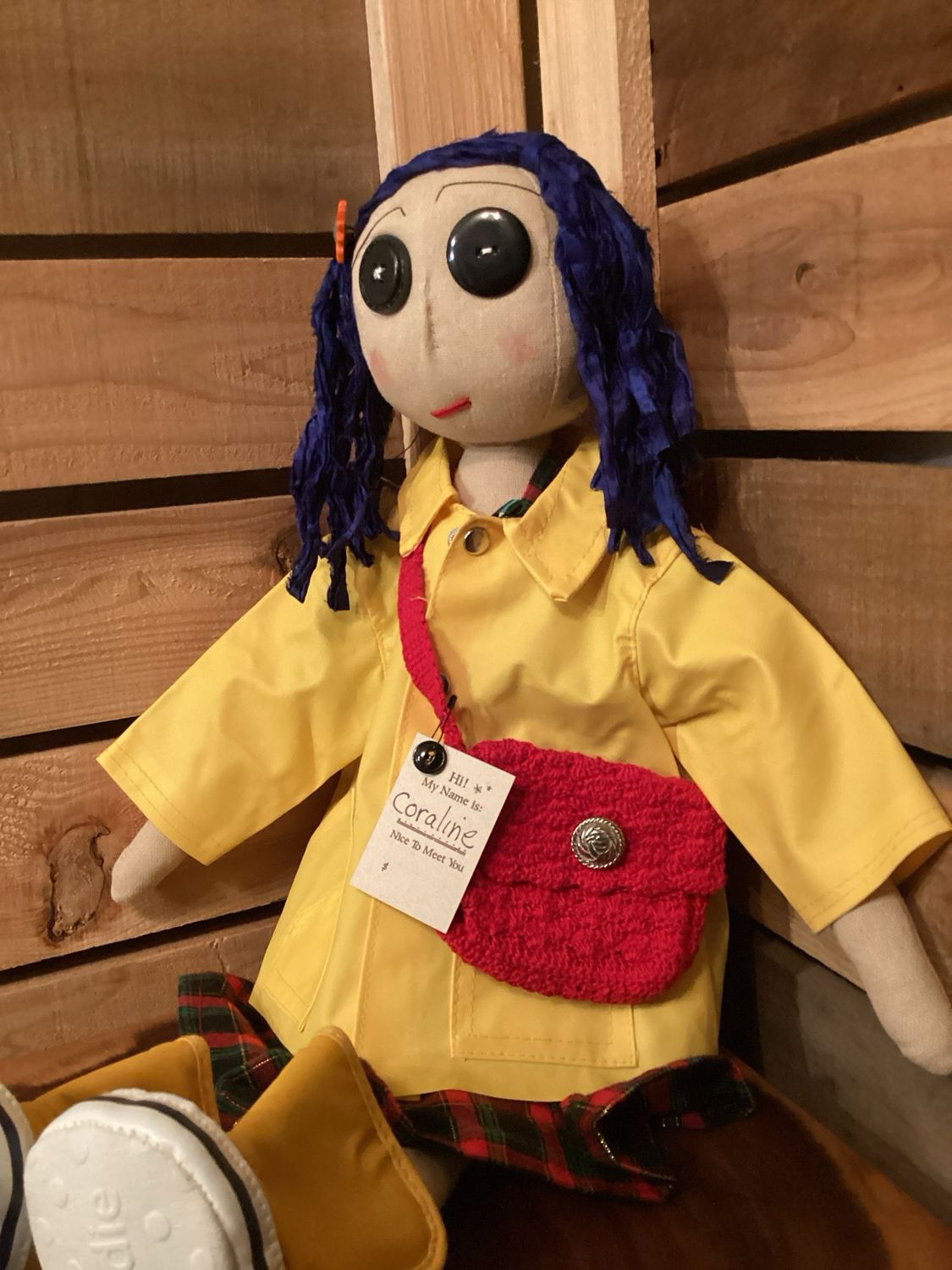 Coraline Inspired Doll ~ OOAK ~ Coraline