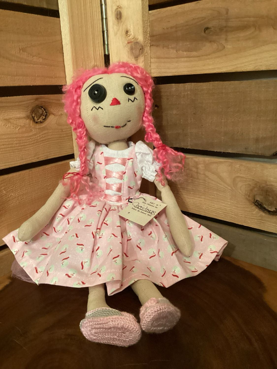 Christmas Raggedy Dolly ~ OOAK ~ Christmas Christmas Raggedy Dolly ~ OOAK ~ Christmas