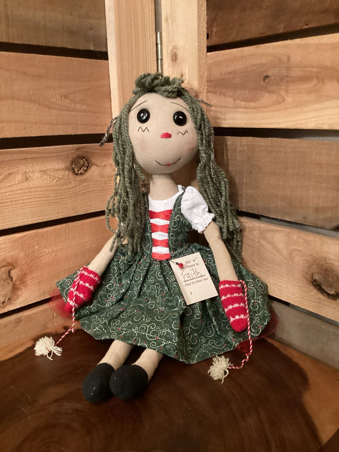 Christmas Dolly ~ OOAK ~ Faith
